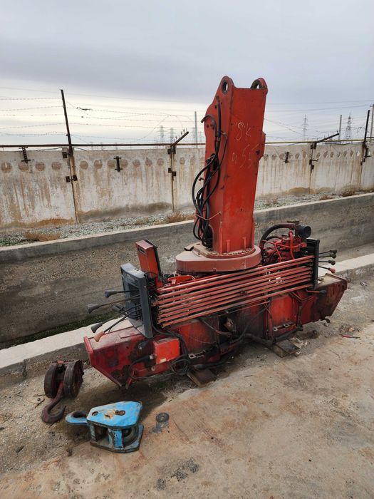 Кран манипулятор установка