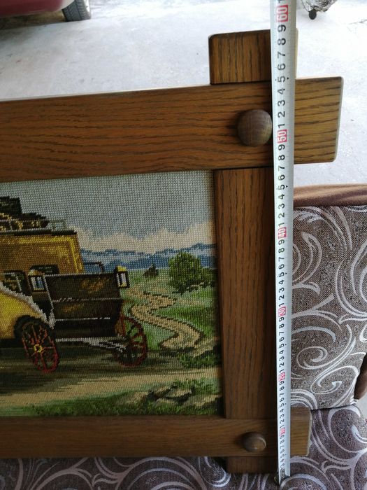 Голям гоблен с рамка масив