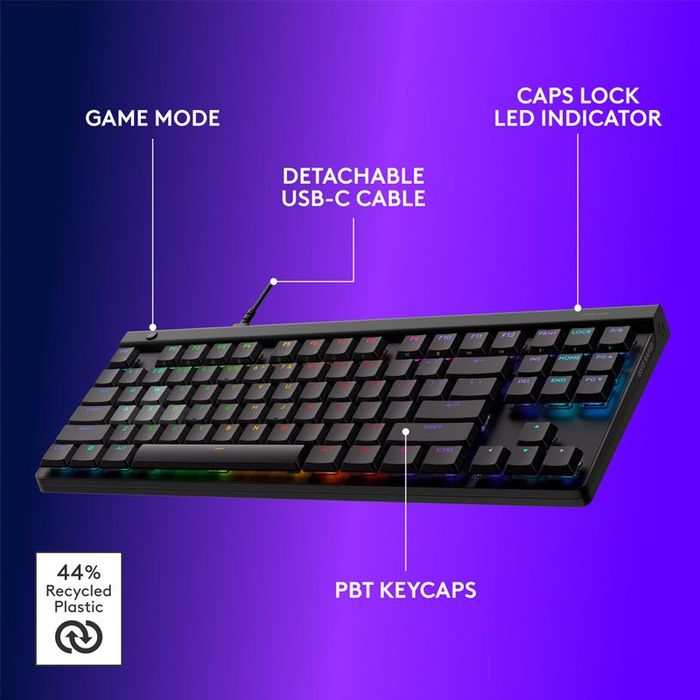 Геймърска клавиатура Logitech G515 Rapid tkl