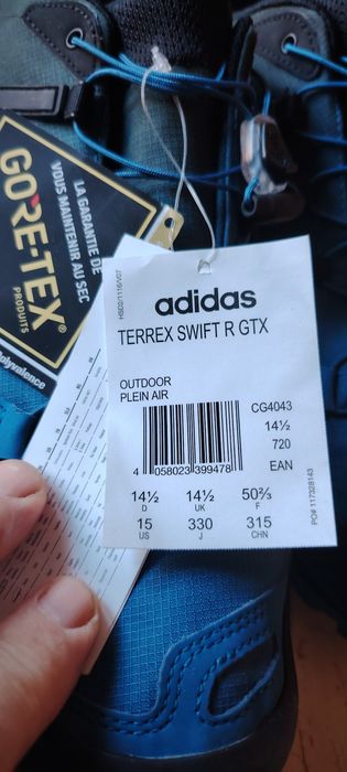 Adidas Terrex Noi 48,5 Swift R gore-tex  31,5 cm