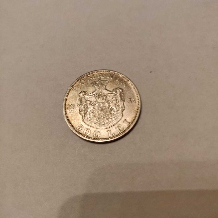 Moneda 500 lei - Regele Mihai - 1944