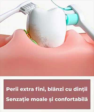 Periuțe de dinți copii 1+1 GRATIS – cap dublu, 3 culori