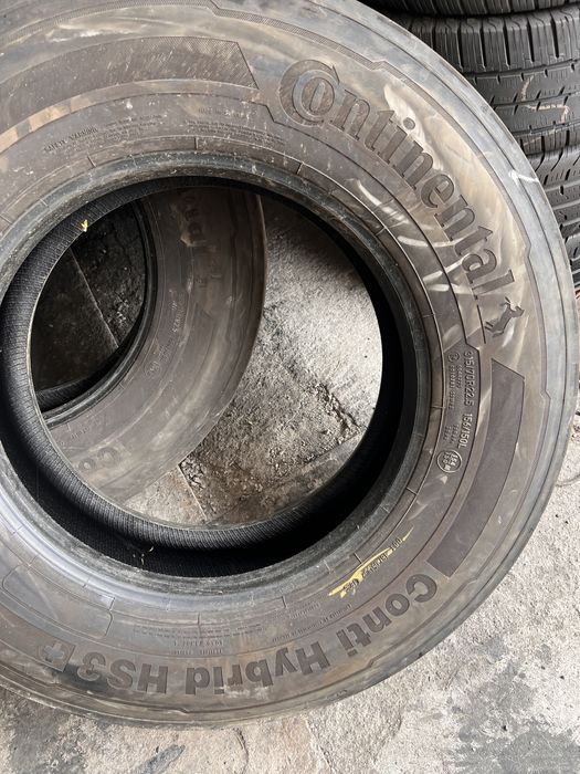 2 anvelope camion directie 315/70/22.5 , Continental , 9 mm!