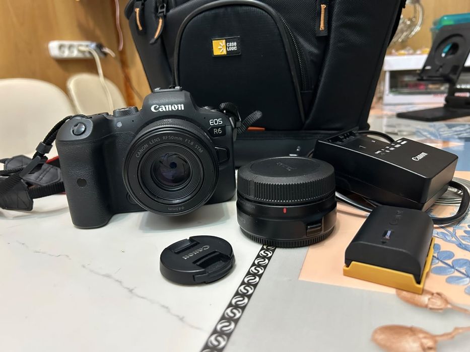 Canon r 6  объектив 50мм