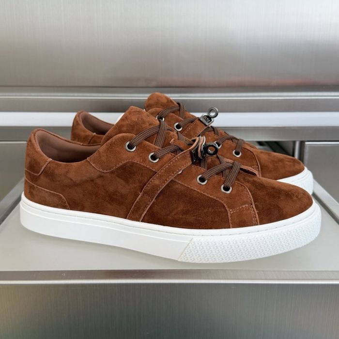Adidasi Hermes Day Brown Originali  ! Premium Luxury -Piele intoarsa naturala 100% -Colectia noua !