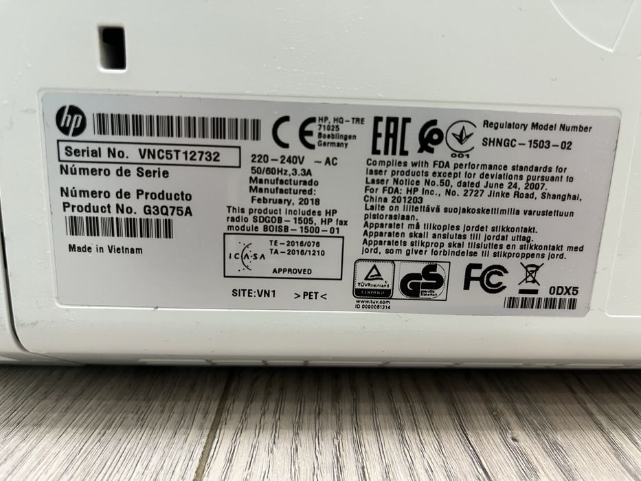 Принтер HP Laser Jet MFP M227fdw