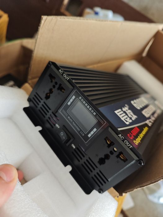 Инвертор синус 6000 ватт 12 в 220 в. Invertor sinus 6000 watt 12 v 220