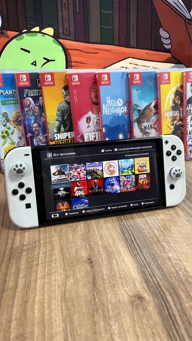 Прошитый Nintendo Switch OLED 128GB