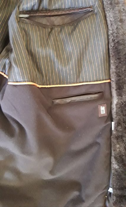 Parka din piele cu captuseala detasabila