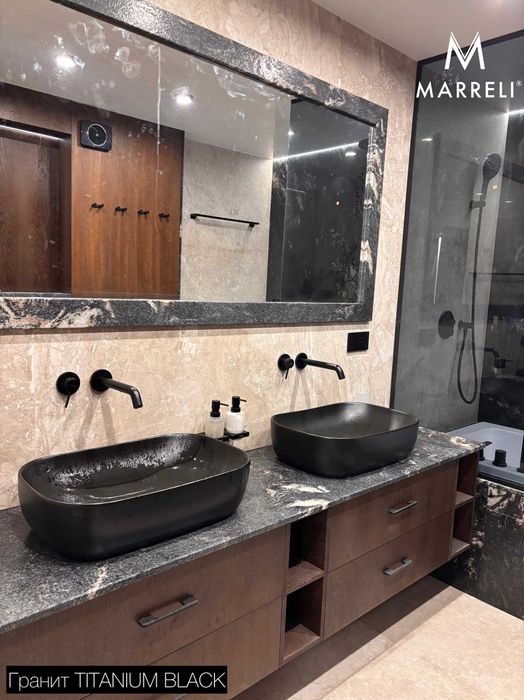 ГРАНИТ фаши/плочи/стъпала Titanium Black