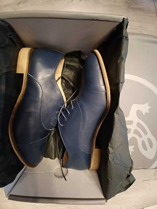 Pantof dama pantalon, Salamander, bleumarin. marimea 40