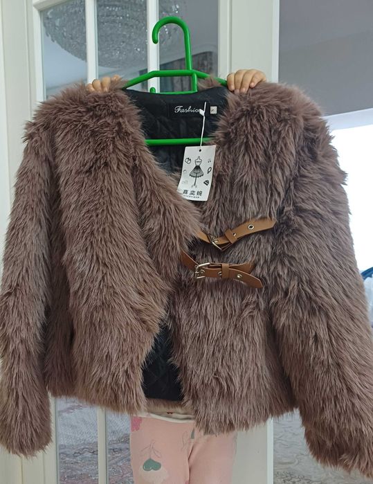 Шуба эко, новый размер S