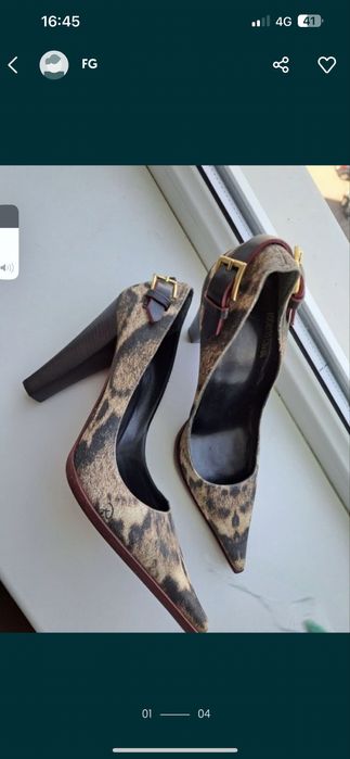 Оригинальные туфли Роберто Кавали