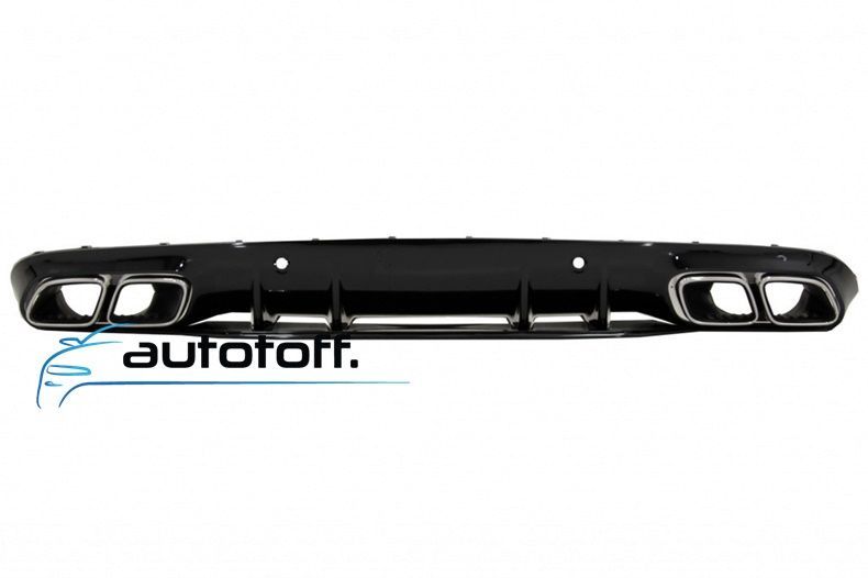 Difuzor C-Class C205 A205 compatibil cu Mercedes (14-19) Chrome C63S