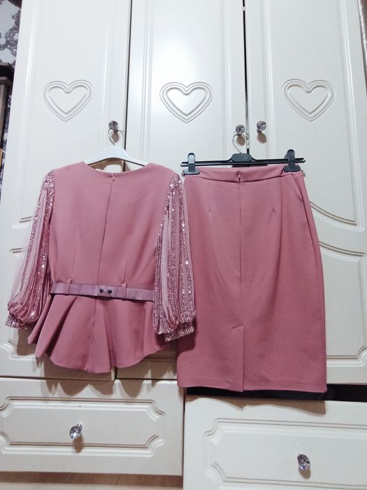 Блузка и юбка комплект двойка