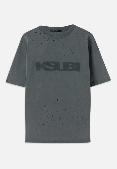 Ksubi, Tricou Blasted Ekcess SS, Negru/Gri, M