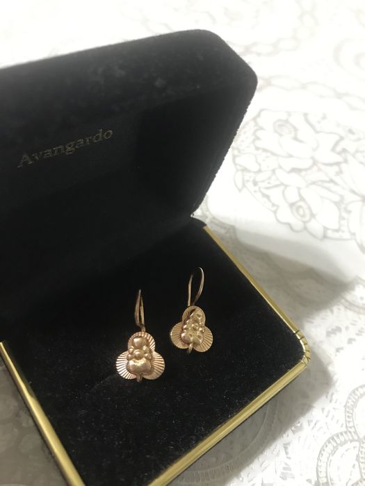 Серьги ссср 4,4 грамм 583 проба