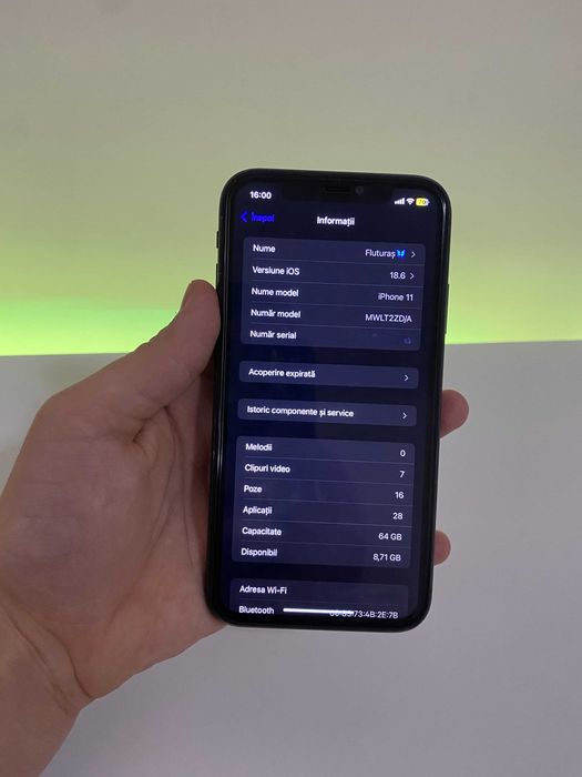 iPhone 11-64Gb /bat 84%
