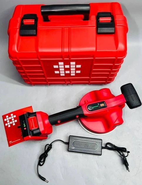 Вакуумна вендуза за плочки виброчук Shijing 9392 White