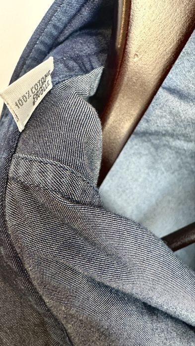 Мужская джинсовая рубашка ZILLI