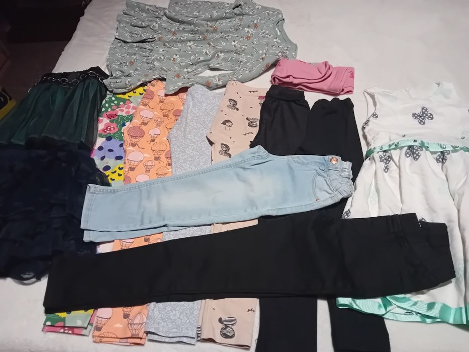 Голям лот дрехи момиче 116-122