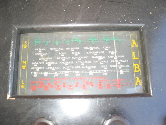 ALBA 475B, 1948 г. - ретро радиошкаф + грамофон с чейнджър.