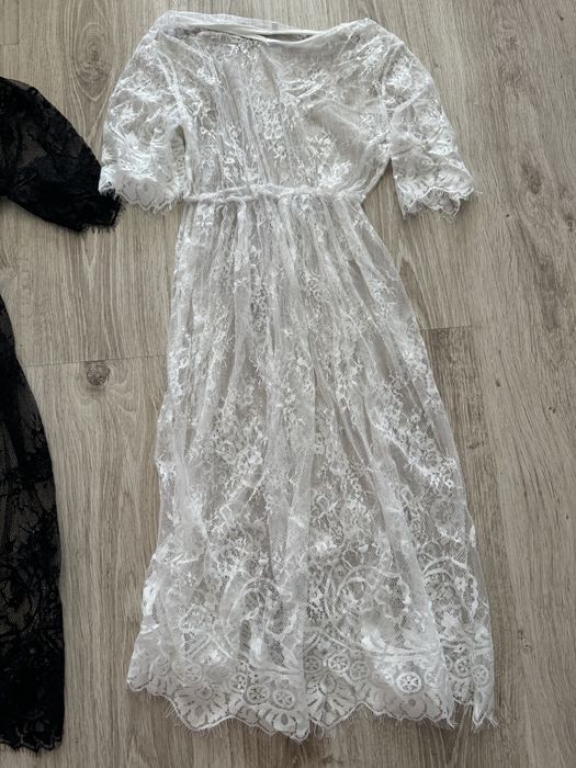 Дамска плажна рокля бяла