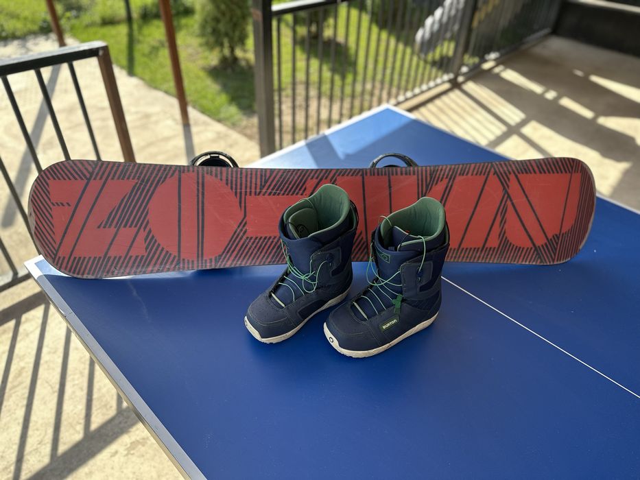 Сноуборд, крепление, ботинки BURTON
