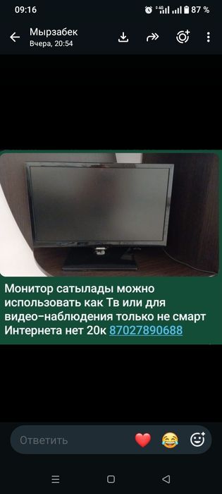 Монитор два в одном тв
