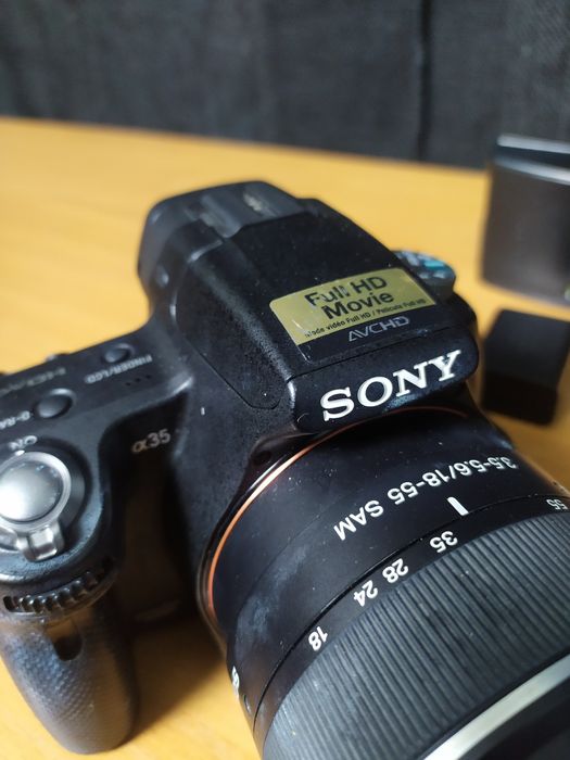 Камера sony a35 + объектив 18-55