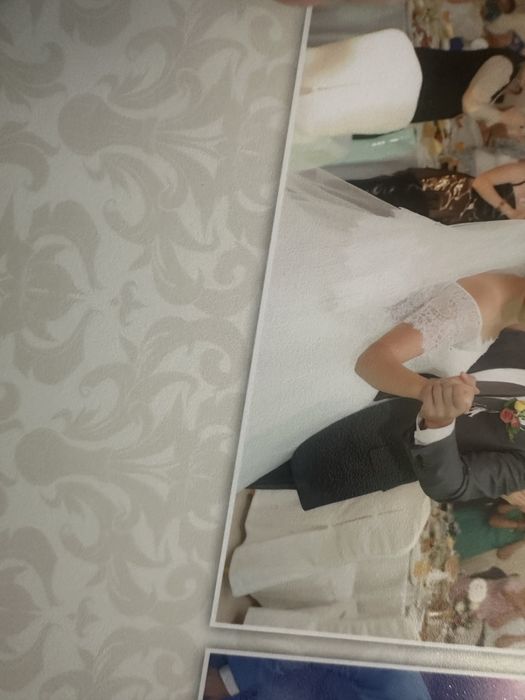 свадебное платье невесты+фата+подюбник