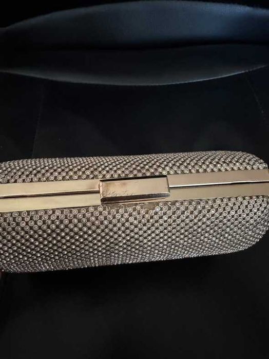 Официална чанта - клъч с камъчета