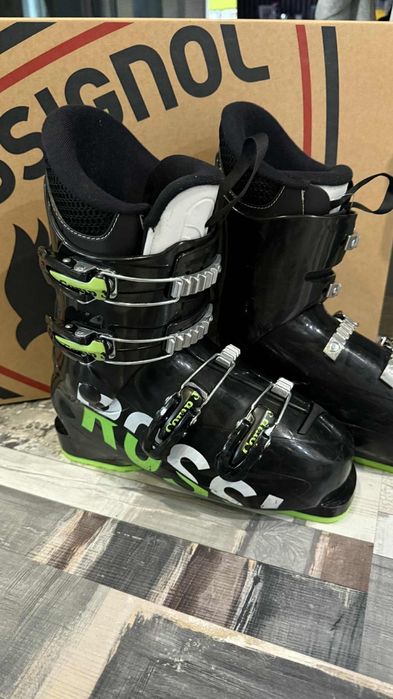 Rossignol комплект ски + щеки + обувки