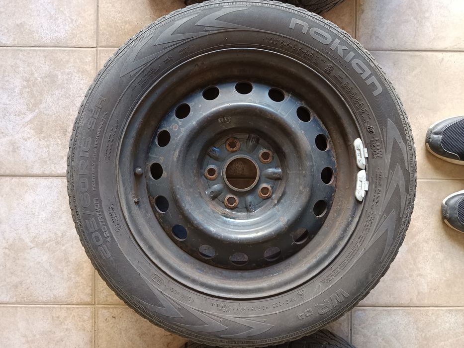Железни джанти 6 1/2 JX 16 + подарък зимни гуми Nokian