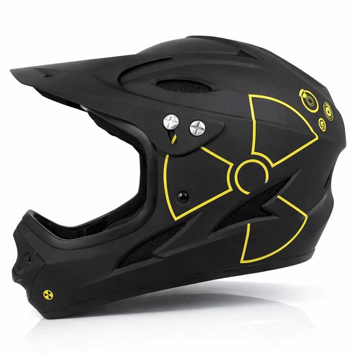 Кросова каска M-WAVE, Full Face, EN, Тегло: 870г, Размер: M/L