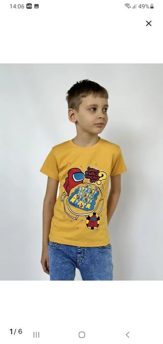 Футболка новая  для мальчика