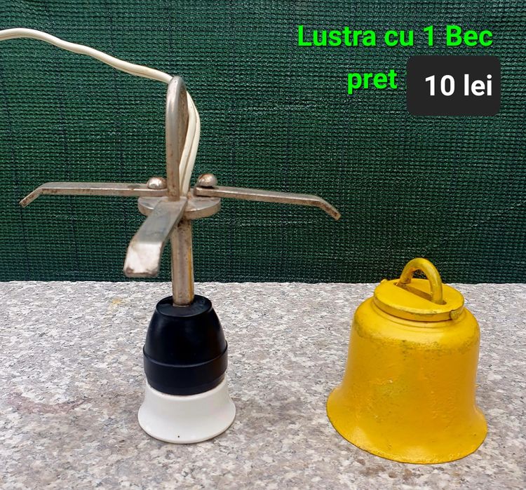Lustre cu un bec / 2 modele
