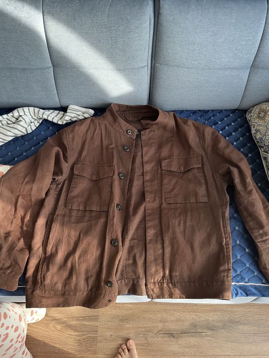 льняная куртка Massimo dutti