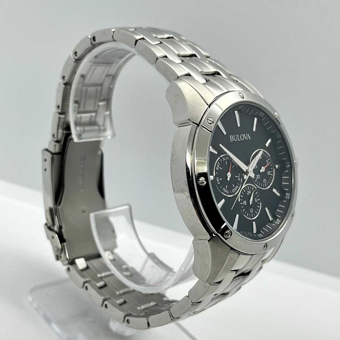 Bulova 96C107 41 mm Silver Tone Stainless Steel