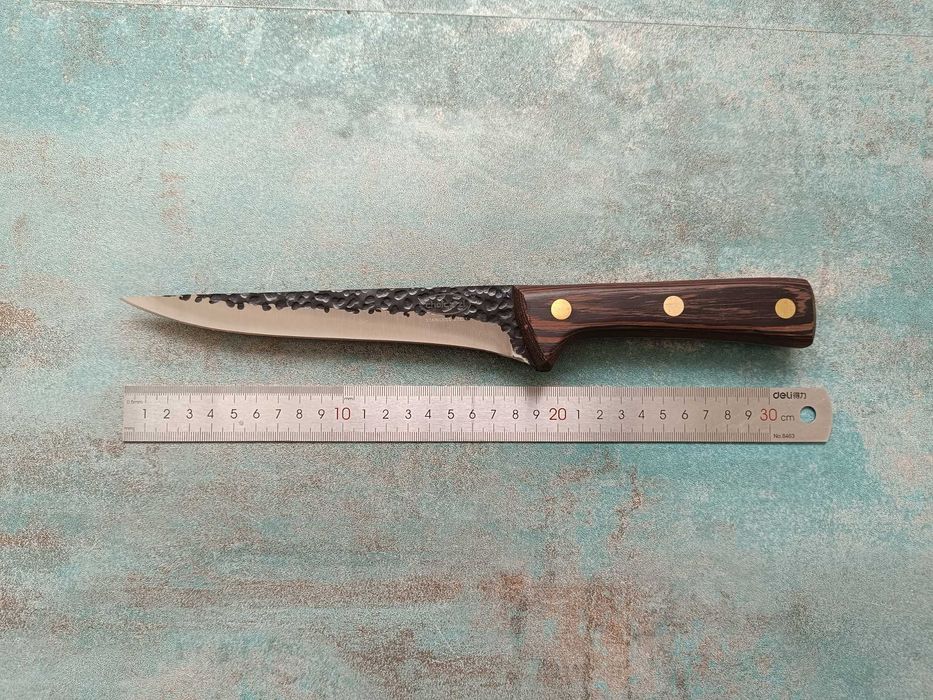 Set Premium 3 Piese: Satâr Oase Măcelărie 1kg și 2 Cuțite Forjate