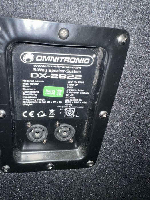 Boxe pasive Omnitronic