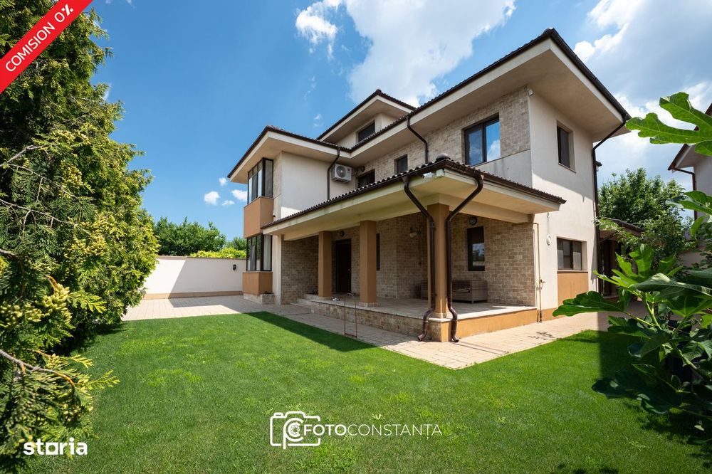 #Paradisul verde Constanța: Vilă S+P+1+M · 348m² utili · teren 755m²