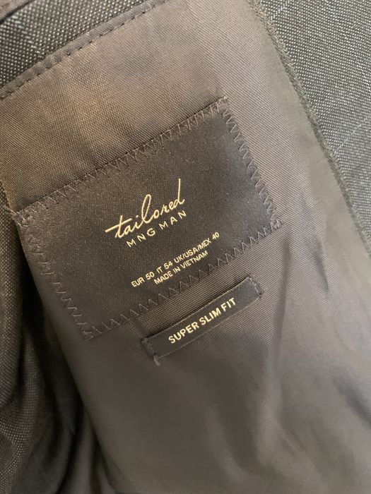 Costum mango, super slim fit, marimea 50