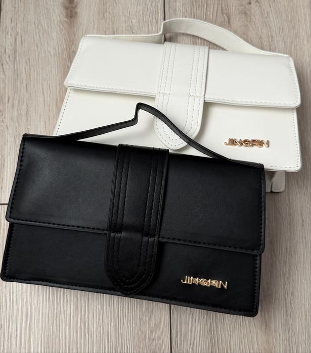 сумка белая и черная