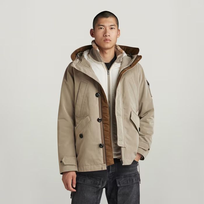Водоустойчиво яке G-Star Raw Adaptable S ново мъжко зимно 2в1