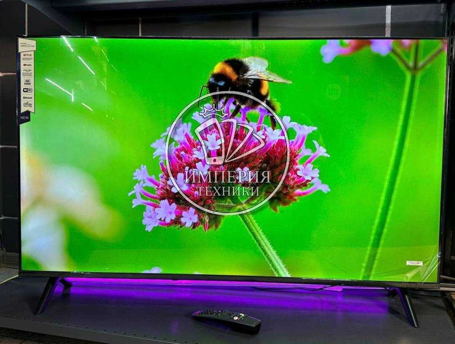 Новые телевизоры Smart TV андроид 109см с гарантией