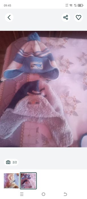 Продам детские шапочки