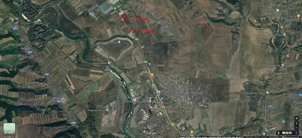 Teren intravilan deschidere la DE 70 - Isalnita - Sere - Almaj - Rompetrol