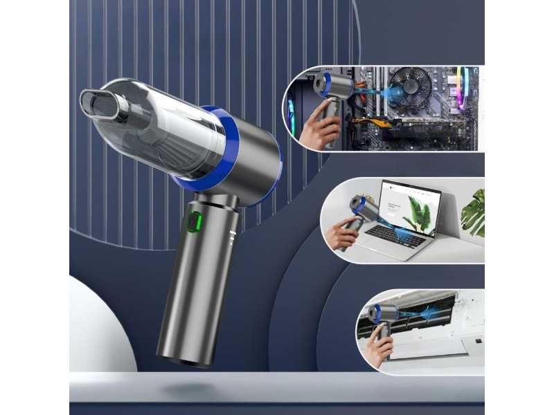 Преносима Мини Прахосмукачка Qeensun ST-6653Plus, 18000Pa