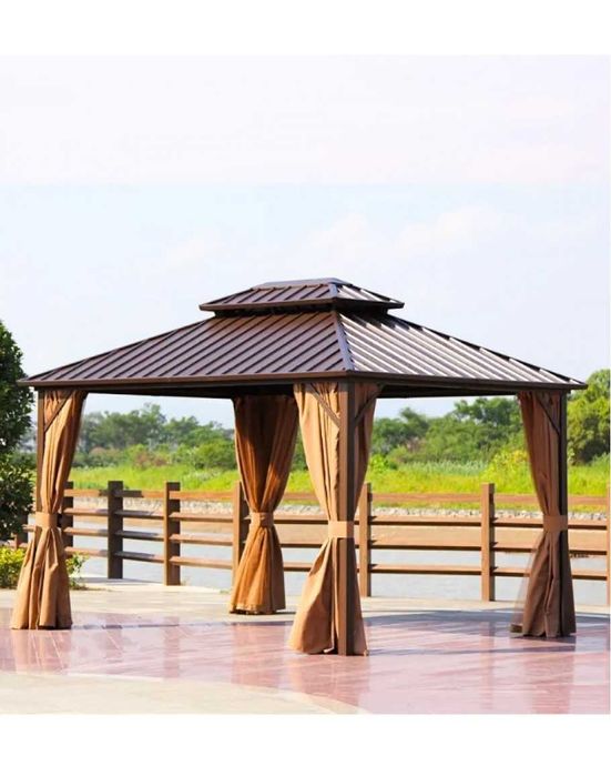 Градинска пергола с алуминиева конструкция